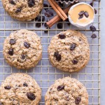 These Peanut Butter Oatmeal Raisin Cookies are the best oatmeal raisin cookies I've ever had! They're incredibly soft and chewy, with crispy edges and MAJOR peanut butter flavor. You won't believe they're gluten-free, refined sugar-free and vegan.