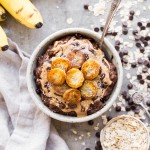 This Chocolate Banana Oatmeal is sweetened with a ripe banana, full of chocolatey flavor, and topped with sweet caramelized bananas! This gluten-free and vegan breakfast has no sugar added and is sure to fill you up and keep you satisfied.