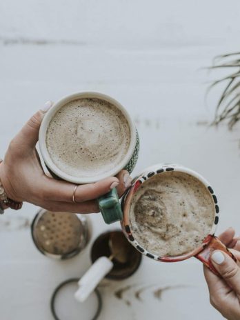 All About Mushroom Coffee + My Mushroom Coffee Mocha Recipe! This post will answer all of your questions about my mushroom coffee drink. It's energizing, filling, and so delicious.