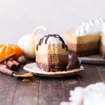 -based cheesecake, on top of a chocolate date crust. This make-ahead raw dessert is perfect for the holidays.