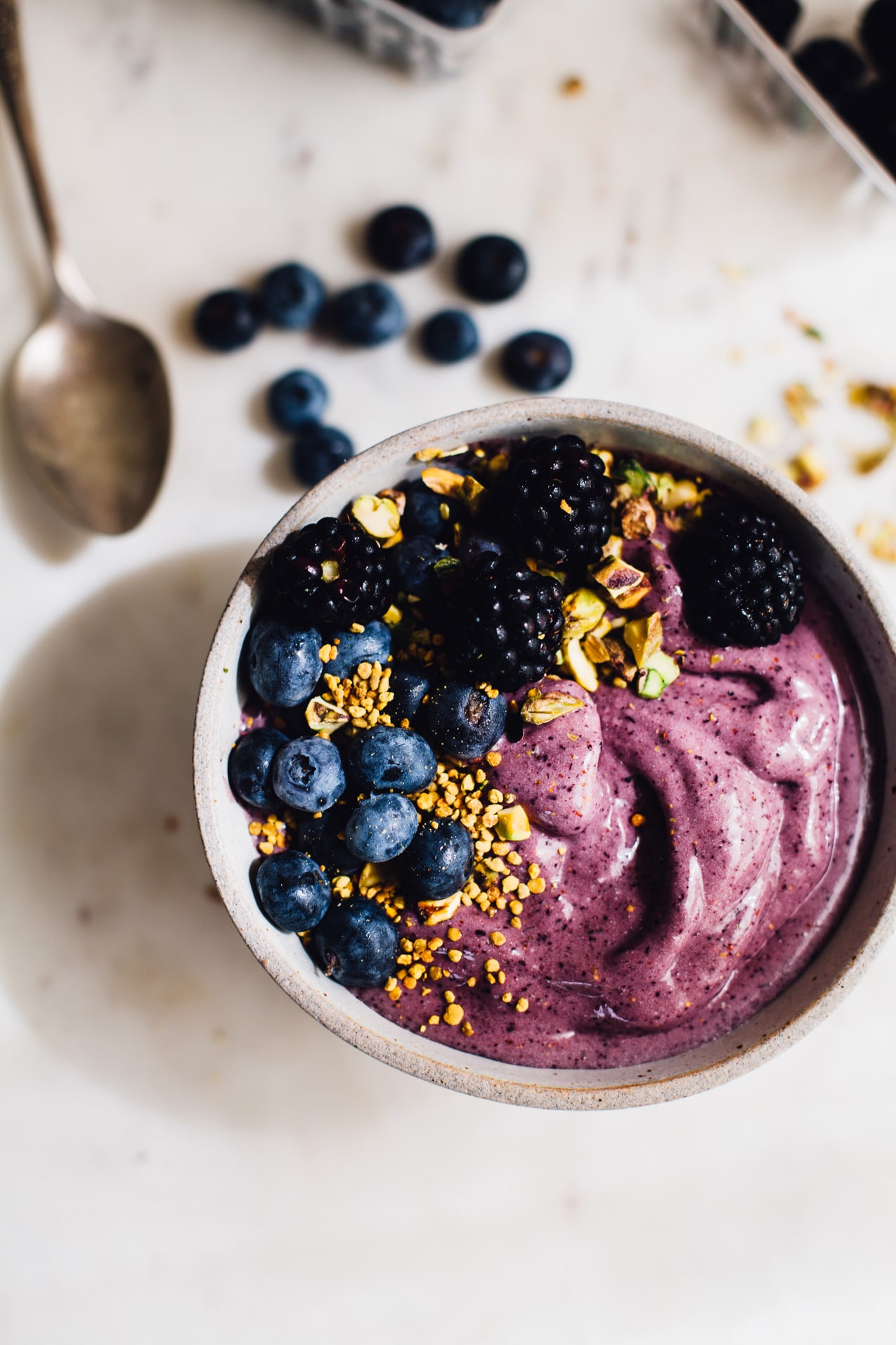 Blueberry Banana Smoothie Bowl with Coconut Milk + Smoothie Sundays — Will Frolic for Food