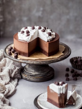 With a raw cakey chocolate crust and a decadently creamy chocolate filling, this gluten-free and vegan Chocolate Cream Pie will make you swoon! No baking necessary.