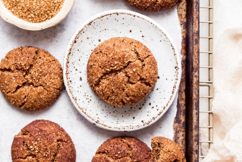 These Paleo & Vegan Snickerdoodles are some of the chewiest, softest cookies ever, with tons of cinnamon and a delectably crunchy cinnamon sugar coating. You'll be making them again and again!