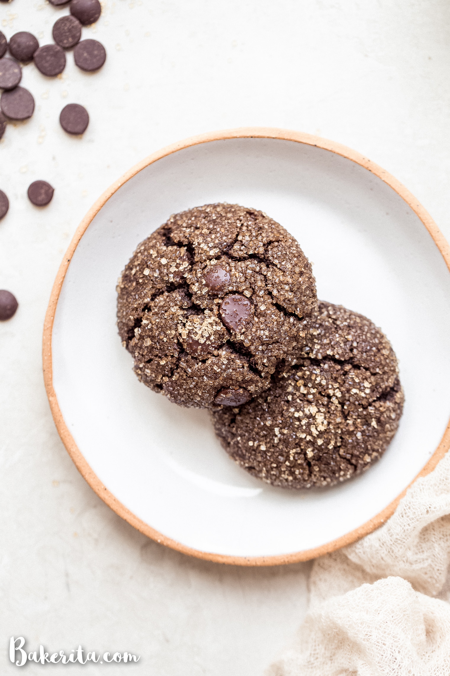 You'll want to make a double batch of these Gluten-Free Vegan Chocolate Crinkle Cookies - one for you, and one to share! These paleo-friendly cookies are perfect for lunchboxes, the holidays, or even a weeknight dessert - thankfully, they come together quickly!