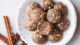 These Pumpkin Spice Energy Bites are full of healthy fats, protein, and of course, delicious pumpkin spice flavor! These Vegan, Paleo, Keto, and Whole30-friendly energy balls will keep you going when hunger hits.