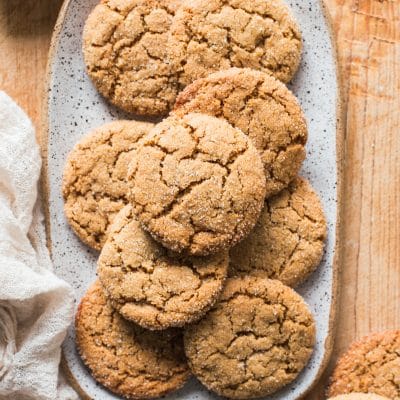 Chewy Gluten-Free Vegan Sugar Cookies